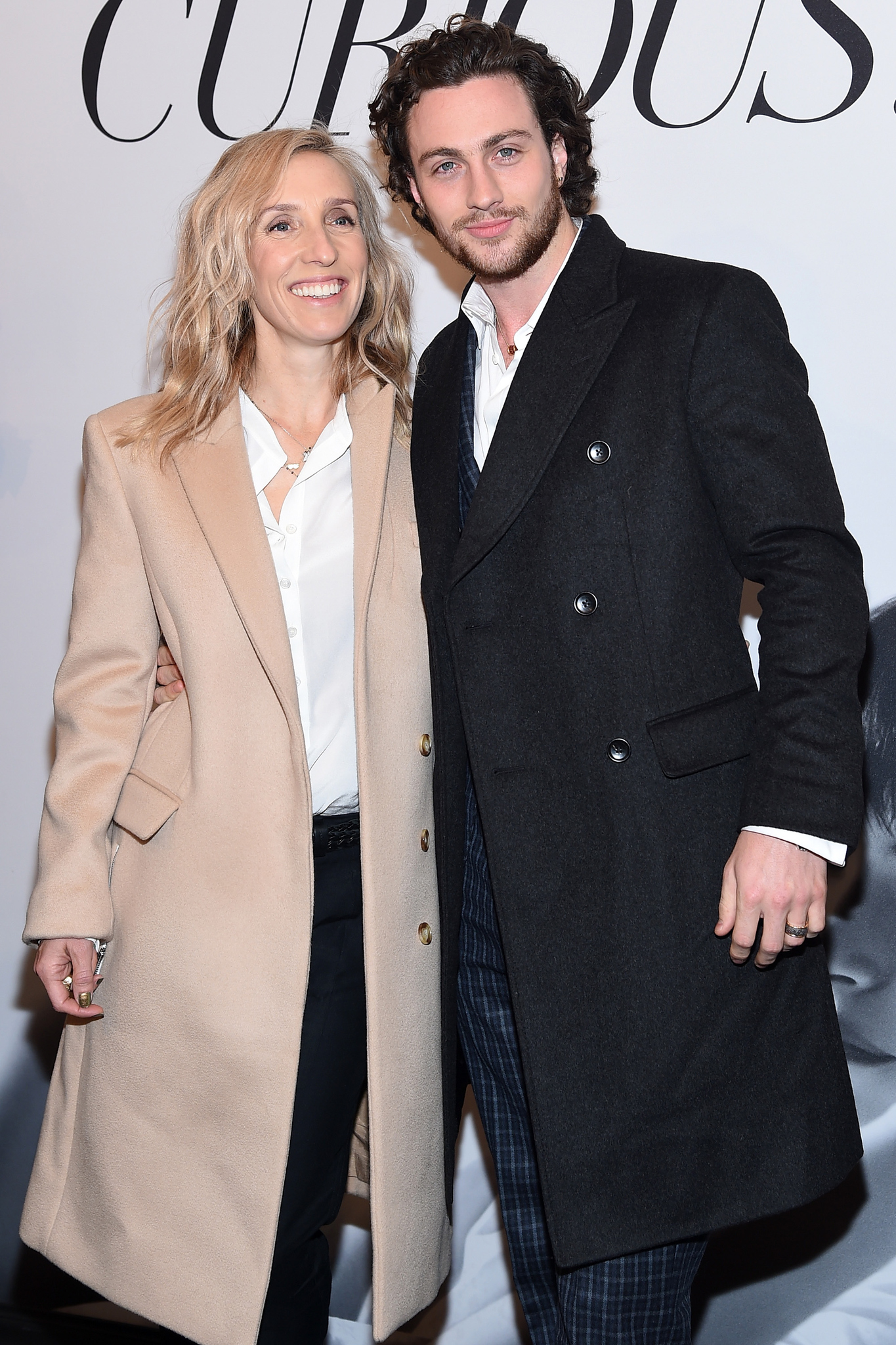 Sam Taylor-Johnson and Aaron Taylor-Johnson at event of Penkiasdesimt pilku atspalviu (2015)