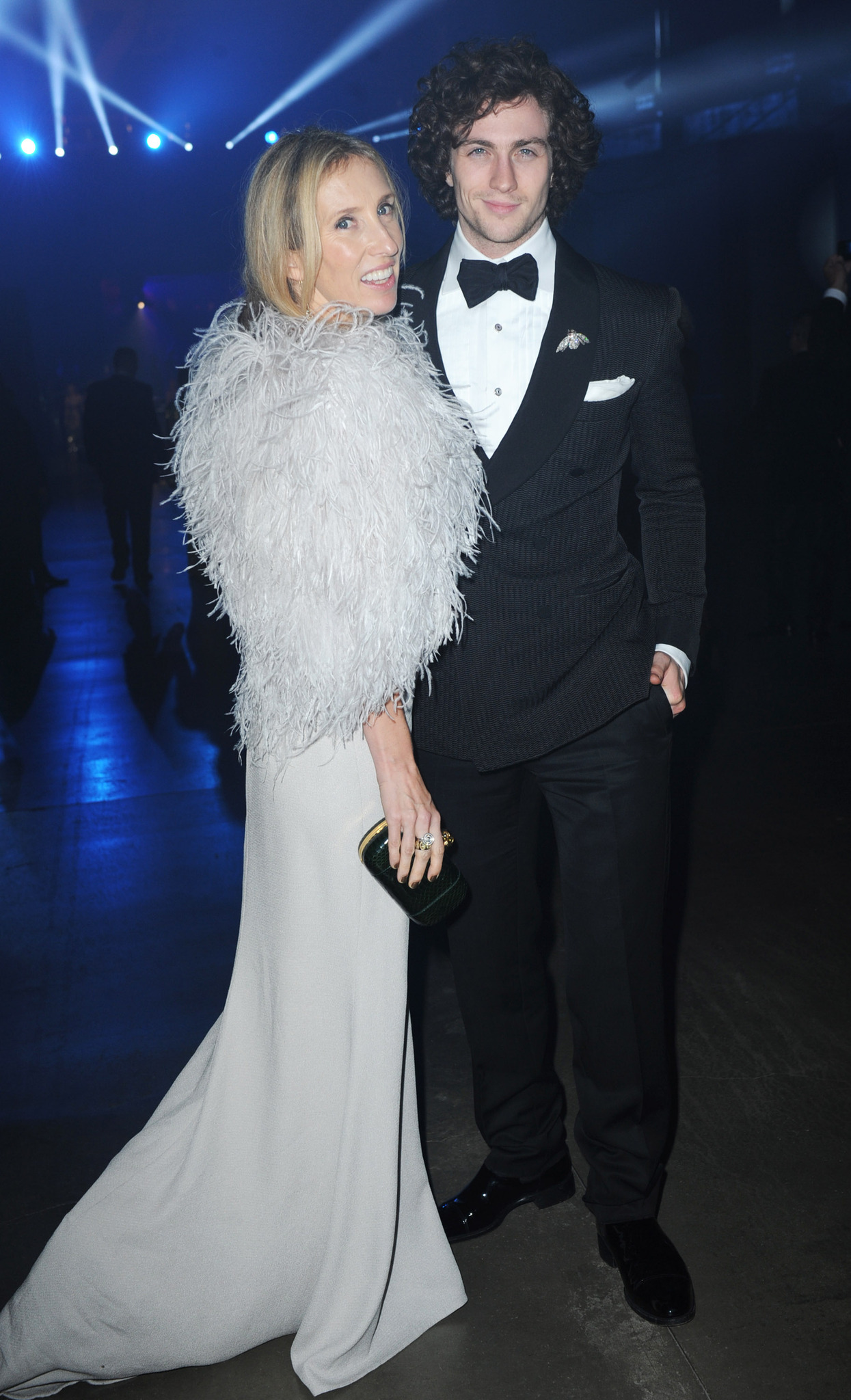 Sam Taylor-Johnson and Aaron Taylor-Johnson at event of Operacija Skyfall (2012)