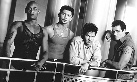Still of Mark Wahlberg, Lou Diamond Phillips, Antonio Sabato Jr. and Bokeem Woodbine in The Big Hit (1998)