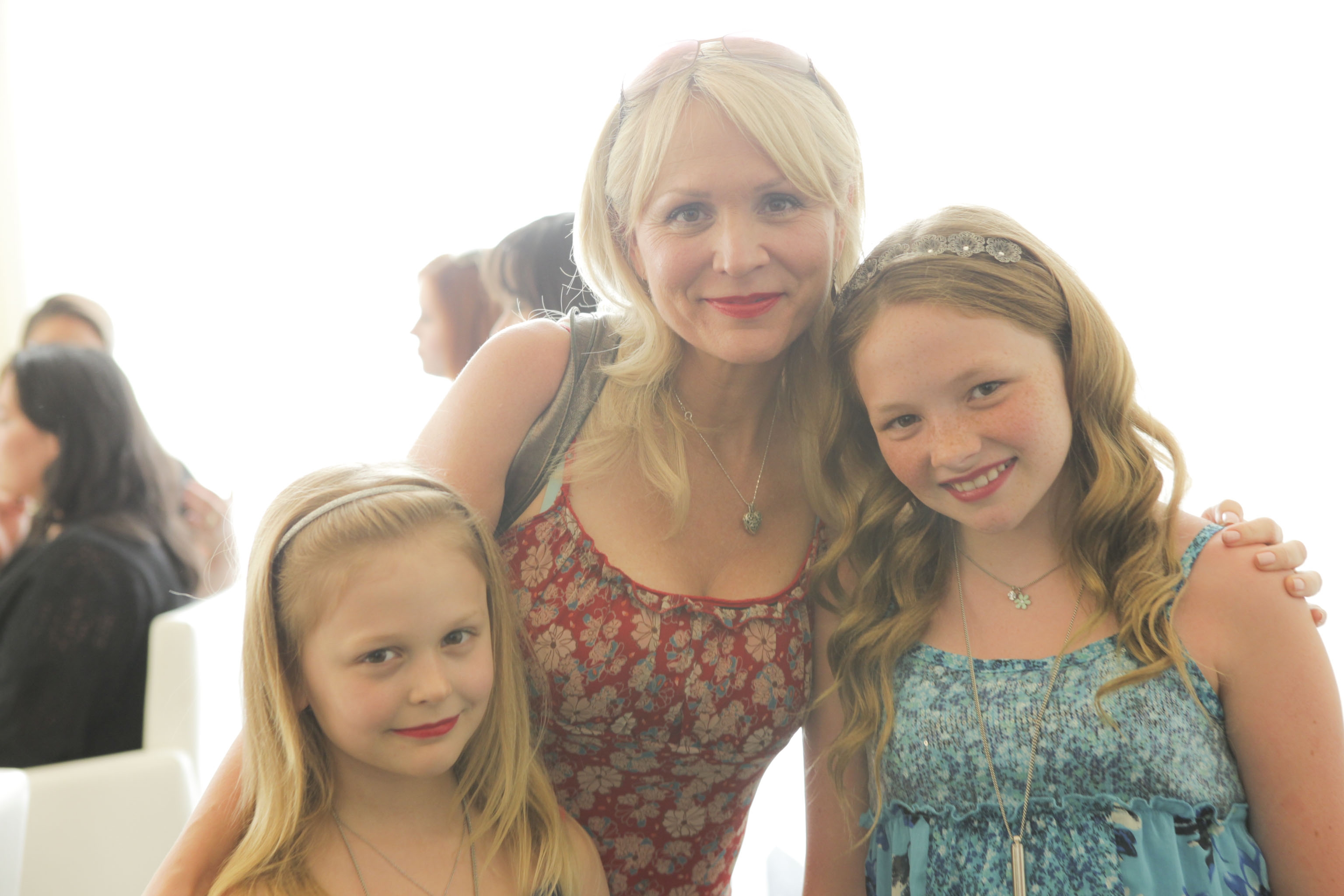 Barbara Alyn Woods with daughters - actresses Emily Alyn Lind and Natalie Alyn Lind - Youngblood Event
