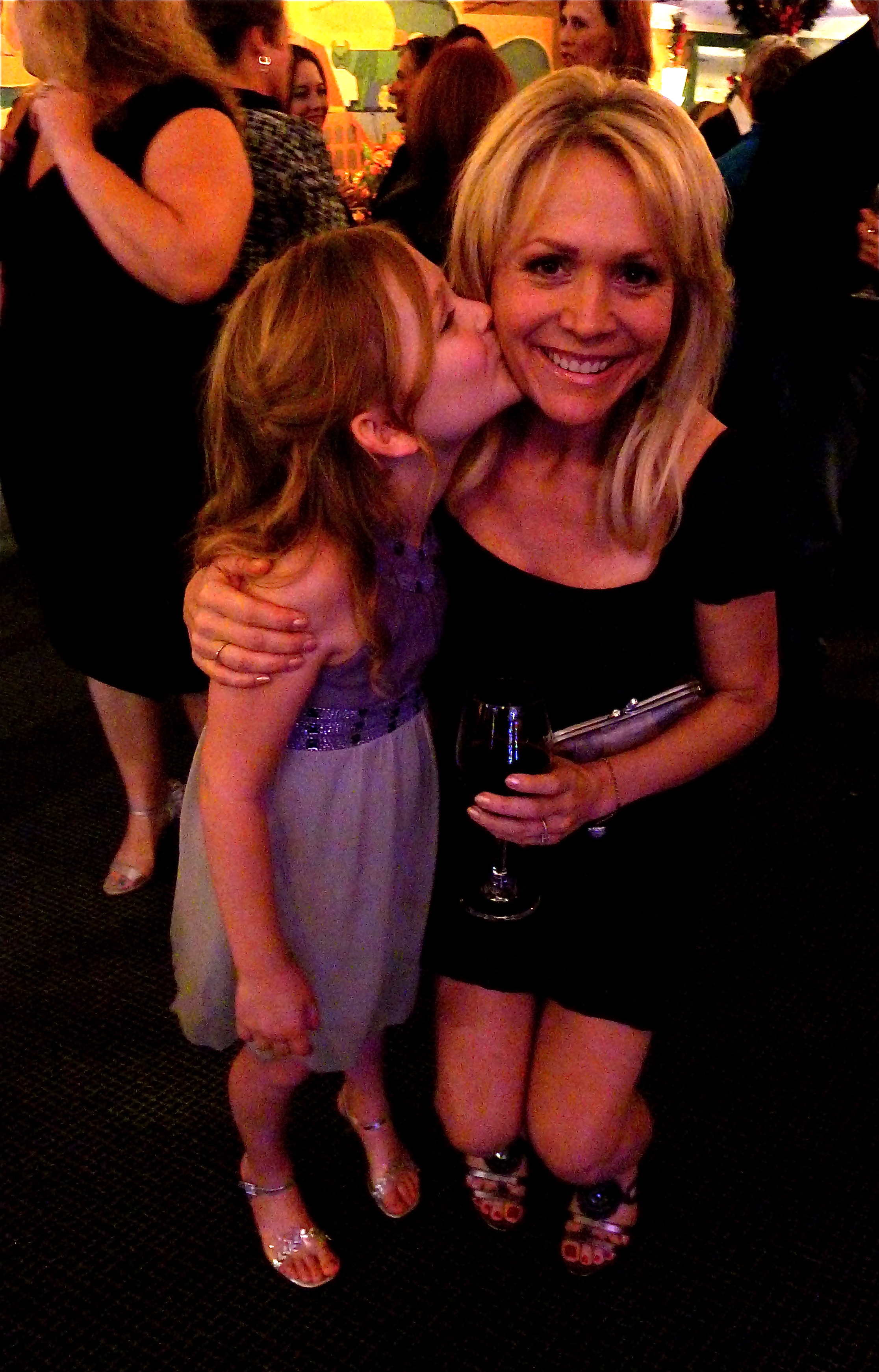Barbara Alyn Woods with daughter, actress Emily Alyn Lind