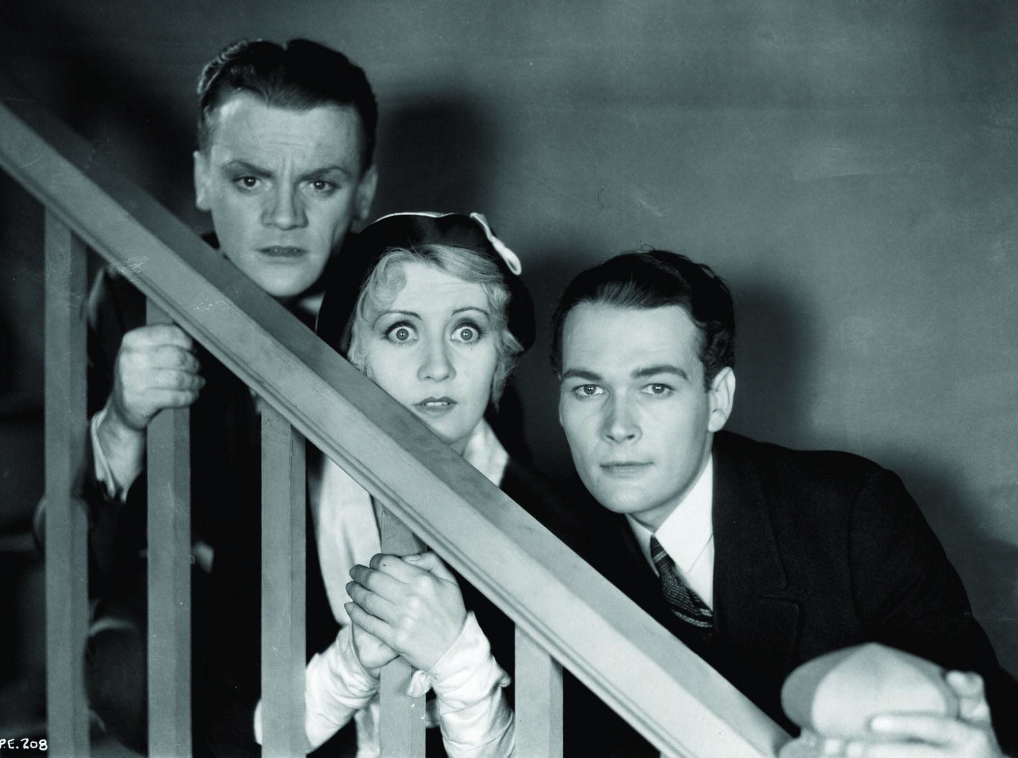 Still of James Cagney, Joan Blondell and Edward Woods in The Public Enemy (1931)