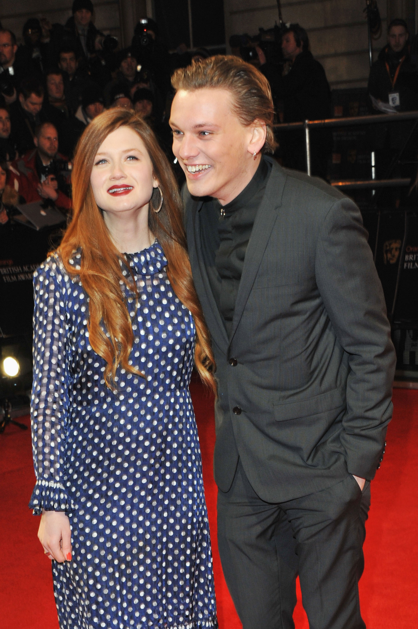 Bonnie Wright and Jamie Campbell Bower