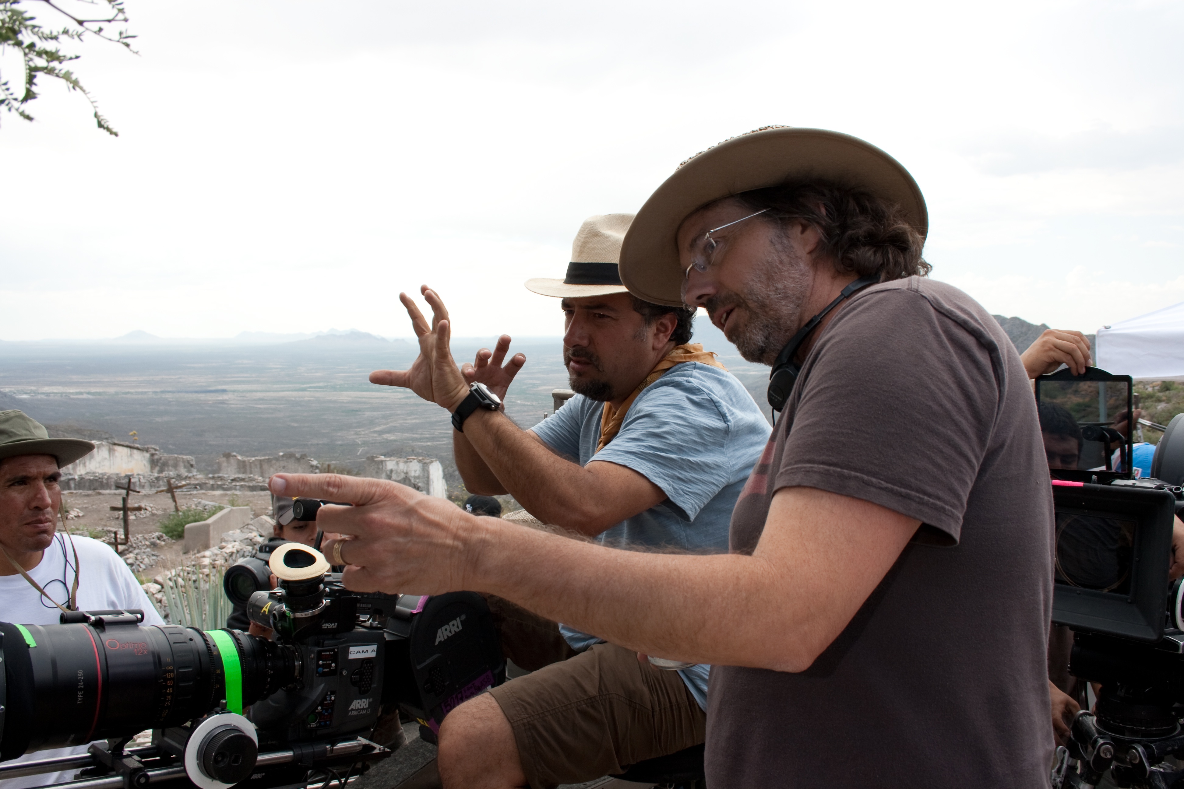 On the set of FOR GREATER GLORY with Cinematographer Eduardo Martínez Solares