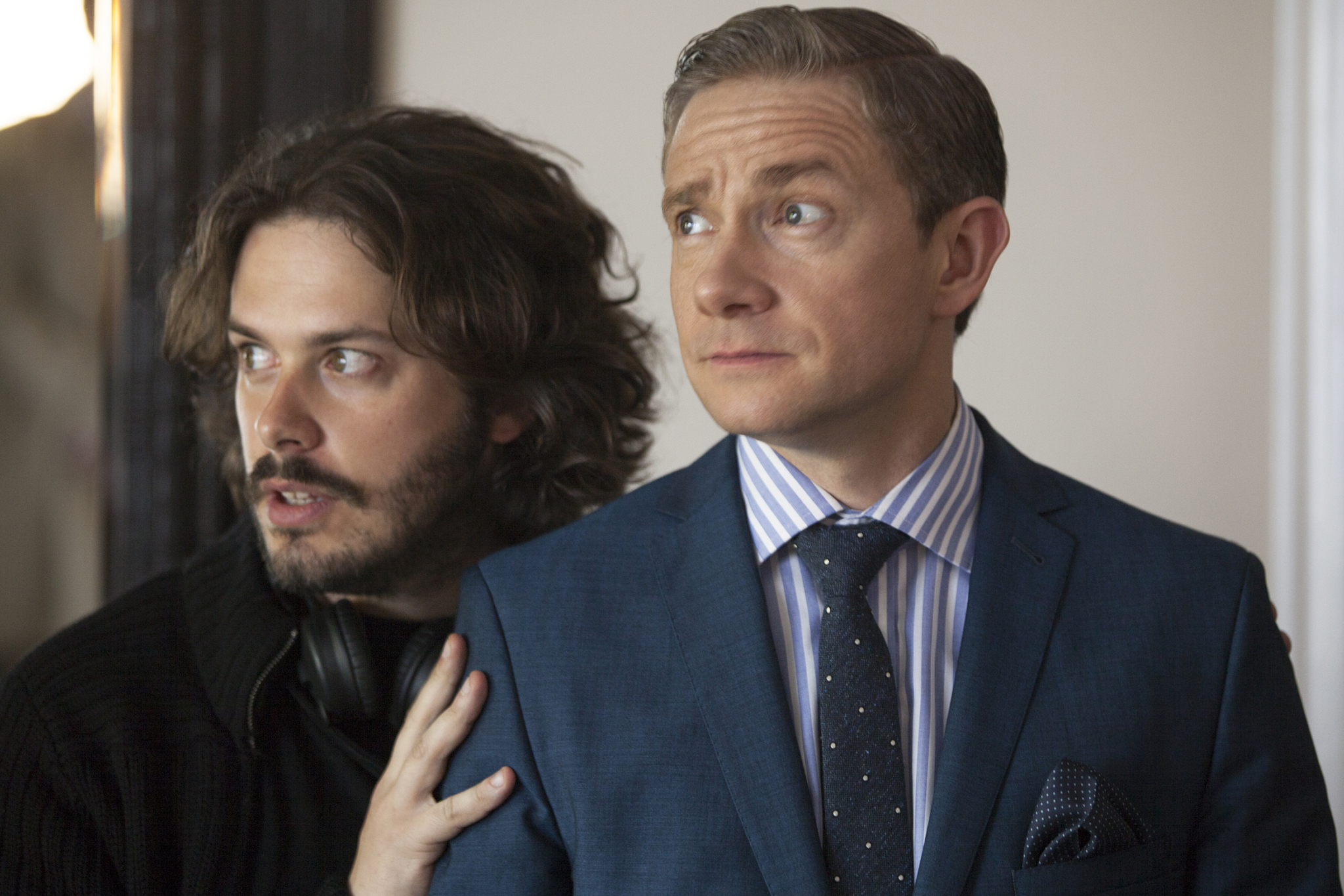 Martin Freeman and Edgar Wright in The World's End (2013)