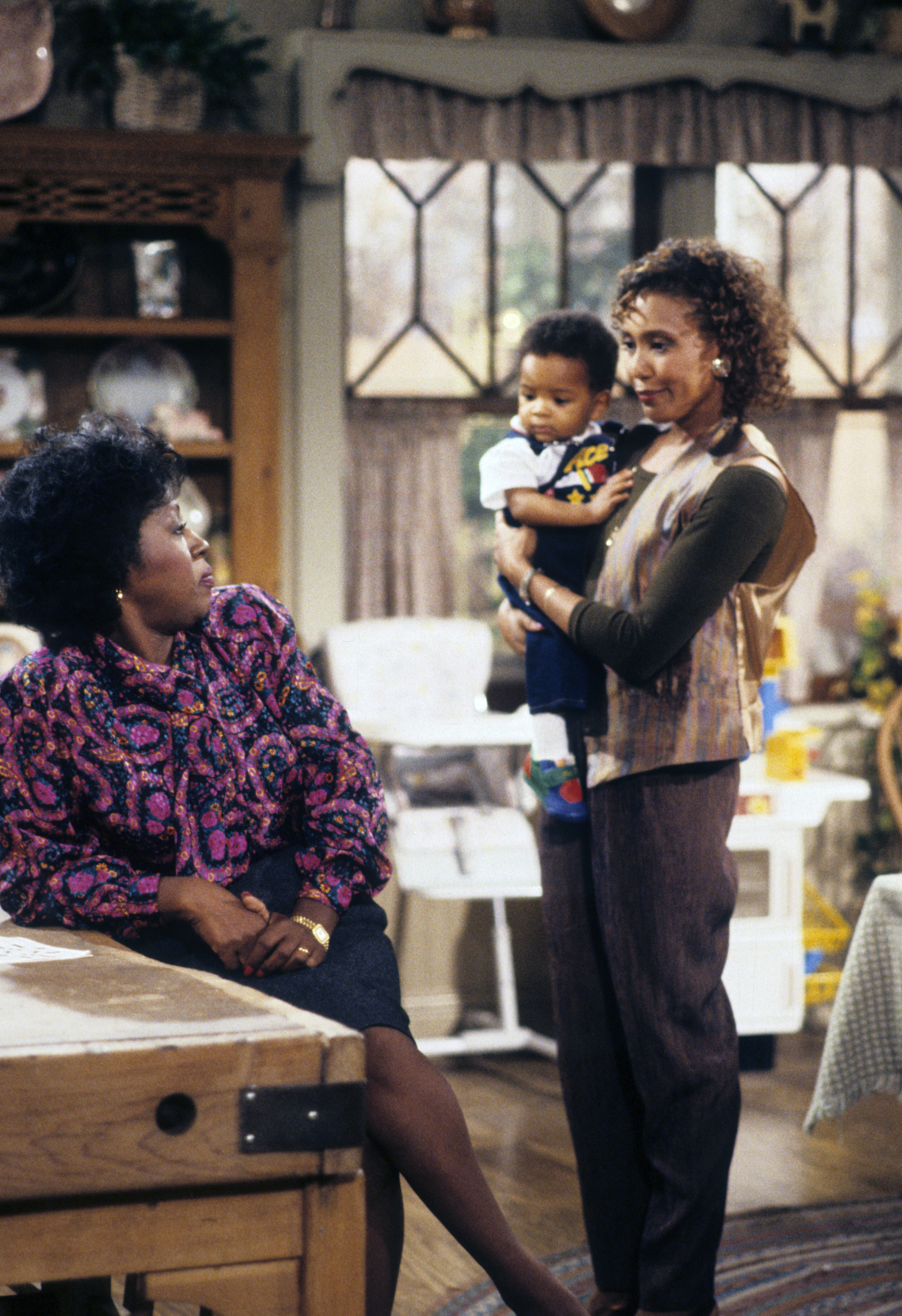 Still of Telma Hopkins, Jo Marie Payton, Joseph Julius Wright and Julius Wright in Family Matters (1989)