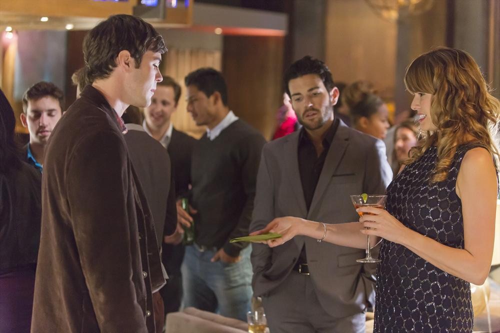 Still of Ron Batzdorff, Laura Wright and Blake Lee in Mixology (2013)