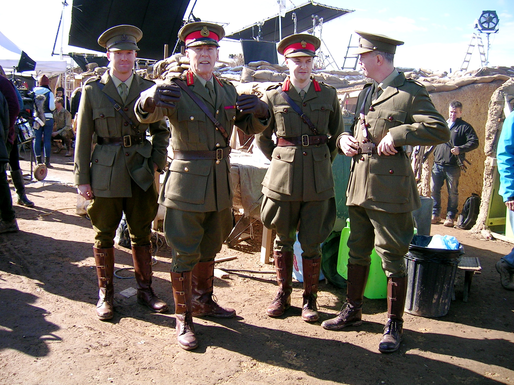 Craig Walsh-Wrightson (2nd left) being General-ly authoritative. July 2014
