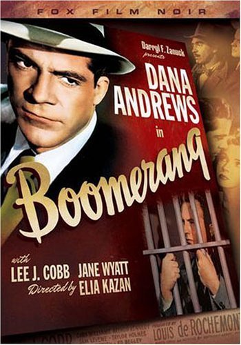 Dana Andrews and Jane Wyatt in Boomerang! (1947)