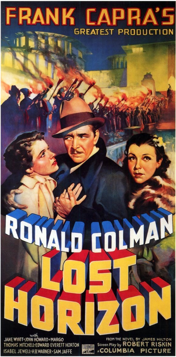 Ronald Colman, Margo and Jane Wyatt in Lost Horizon (1937)