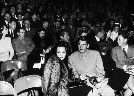 Ronald Reagan with first wife Jane Wyman C. 1945