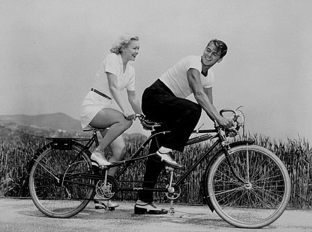 Ronald Reagan and wife Jane Wyman C. 1940