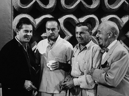 Bob Hope with Milton Berle, George Burns, and Ed Wynn C. 1965