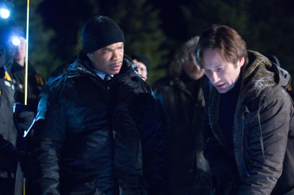 Still of David Duchovny and Xzibit in The X Files: I Want to Believe (2008)