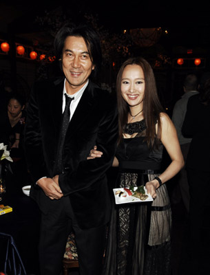 Yûki Kudô and Kôji Yakusho at event of Memoirs of a Geisha (2005)