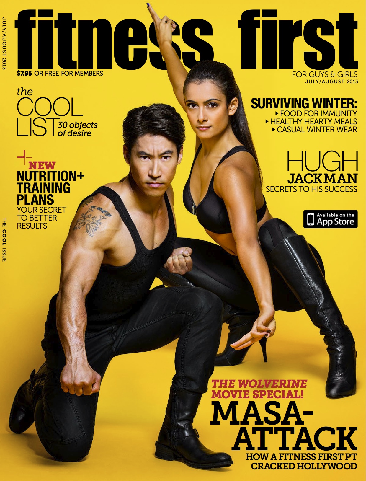 FITNESS FIRST MAGAZINE COVER- JULY /AUGUST 2013 EDITION