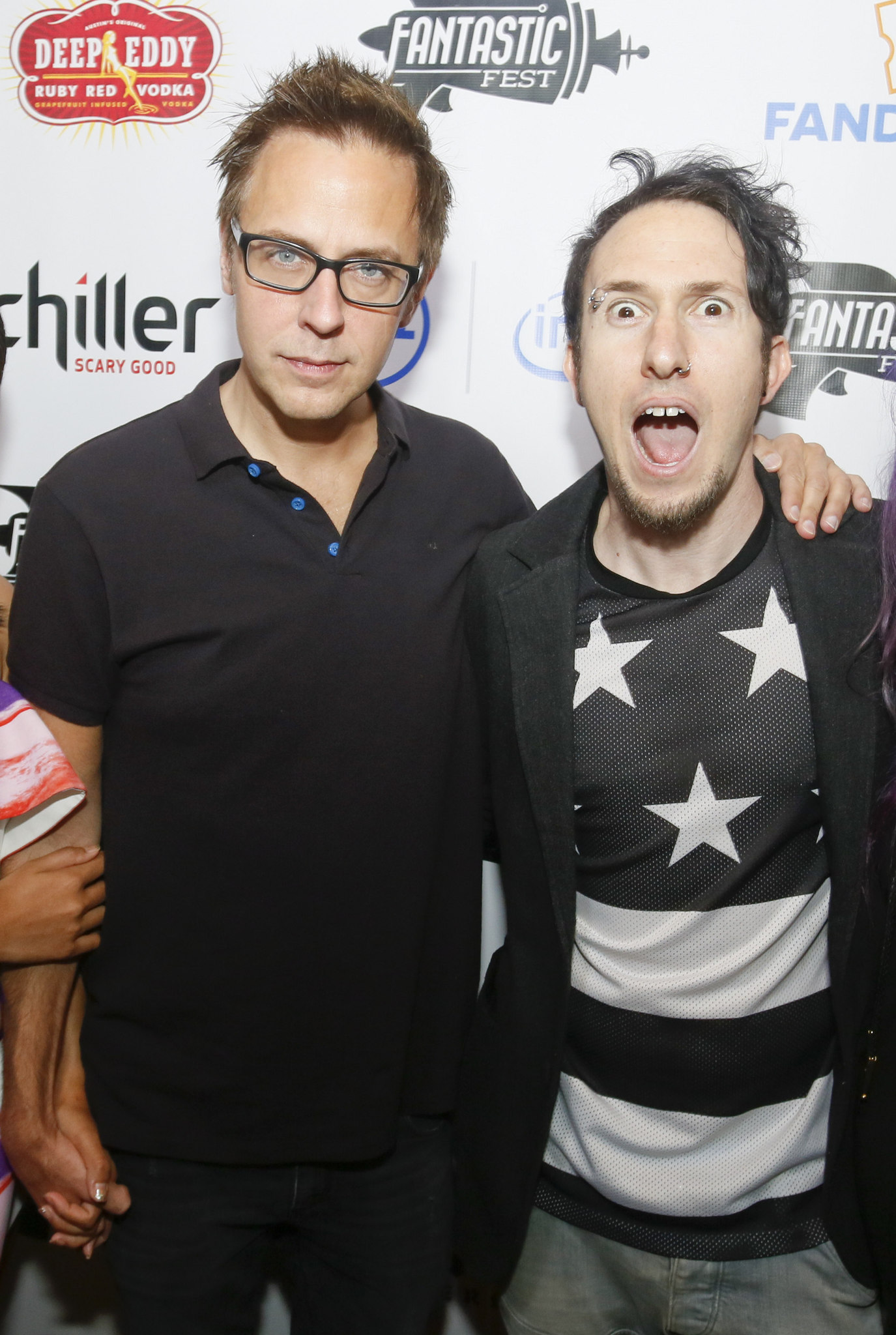 James Gunn and David Yarovesky at event of The Hive (2015)