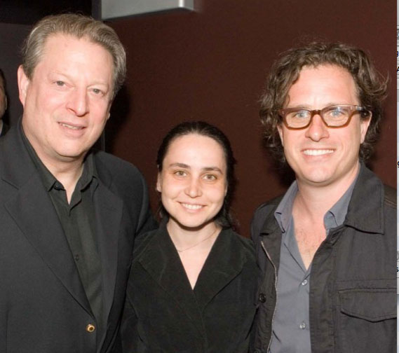 Yarovskaya, Al Gore, Davis Guggenheim at the premiere of An Inconvenient Truth (San Francisco International Film Festival)