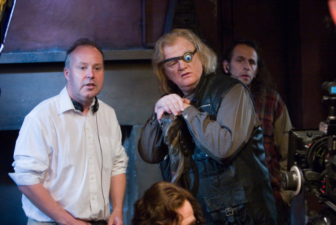 Brendan Gleeson and David Yates in Haris Poteris ir Fenikso brolija (2007)
