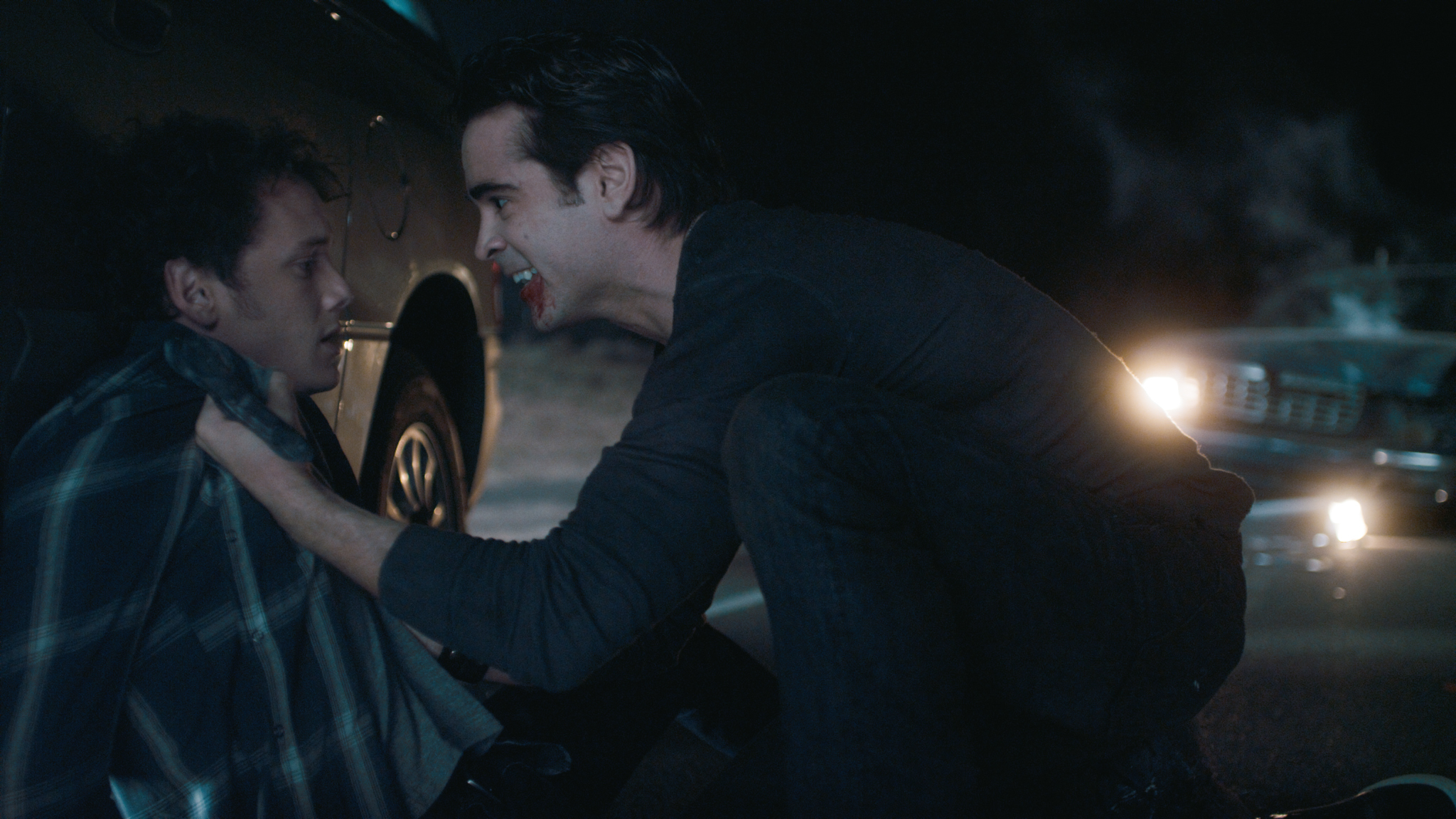 Still of Colin Farrell and Anton Yelchin in Fright Night (2011)