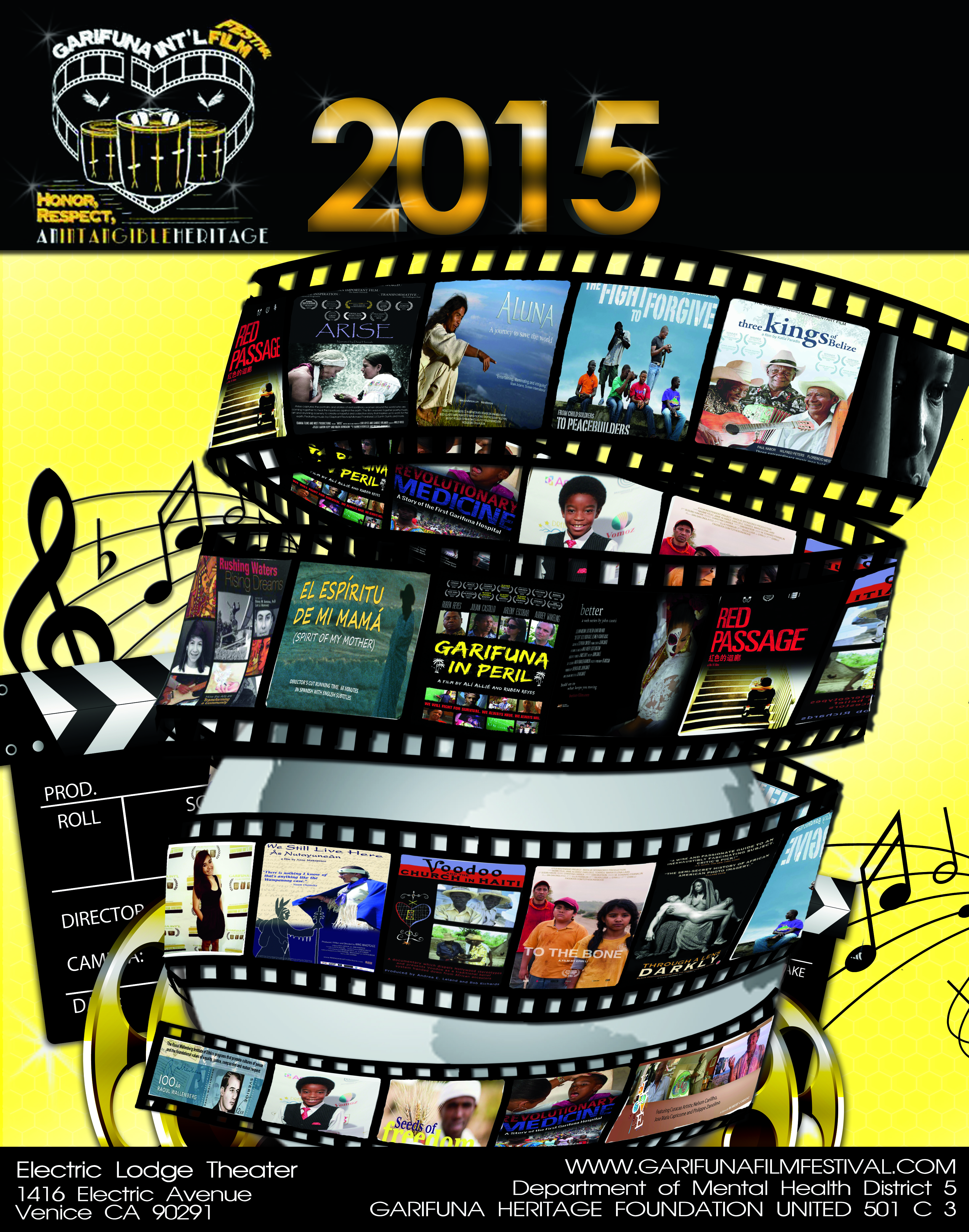 2015 Garifuna International Film Festival poster
