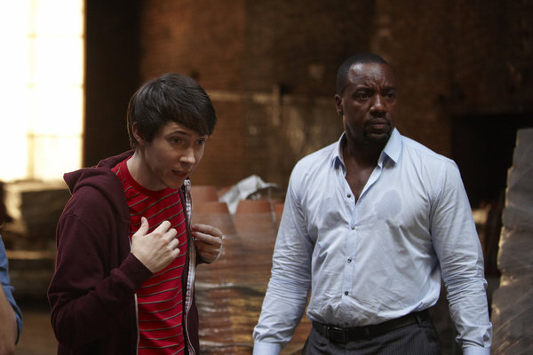 Still of Ryan Cartwright and Malik Yoba in Alphas (2011)