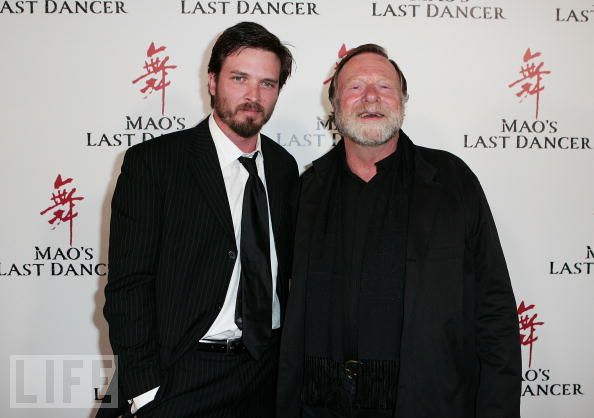 Actor Aden Young and Actor Jack Thompson arrive for the premiere of 'Mao' Last Dancer' at the State Theatre on September 21, 2009 in Sydney, Australia.