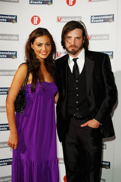 Actor Aden Young and Phoebe Tonkin arrive for the Inside Film Awards