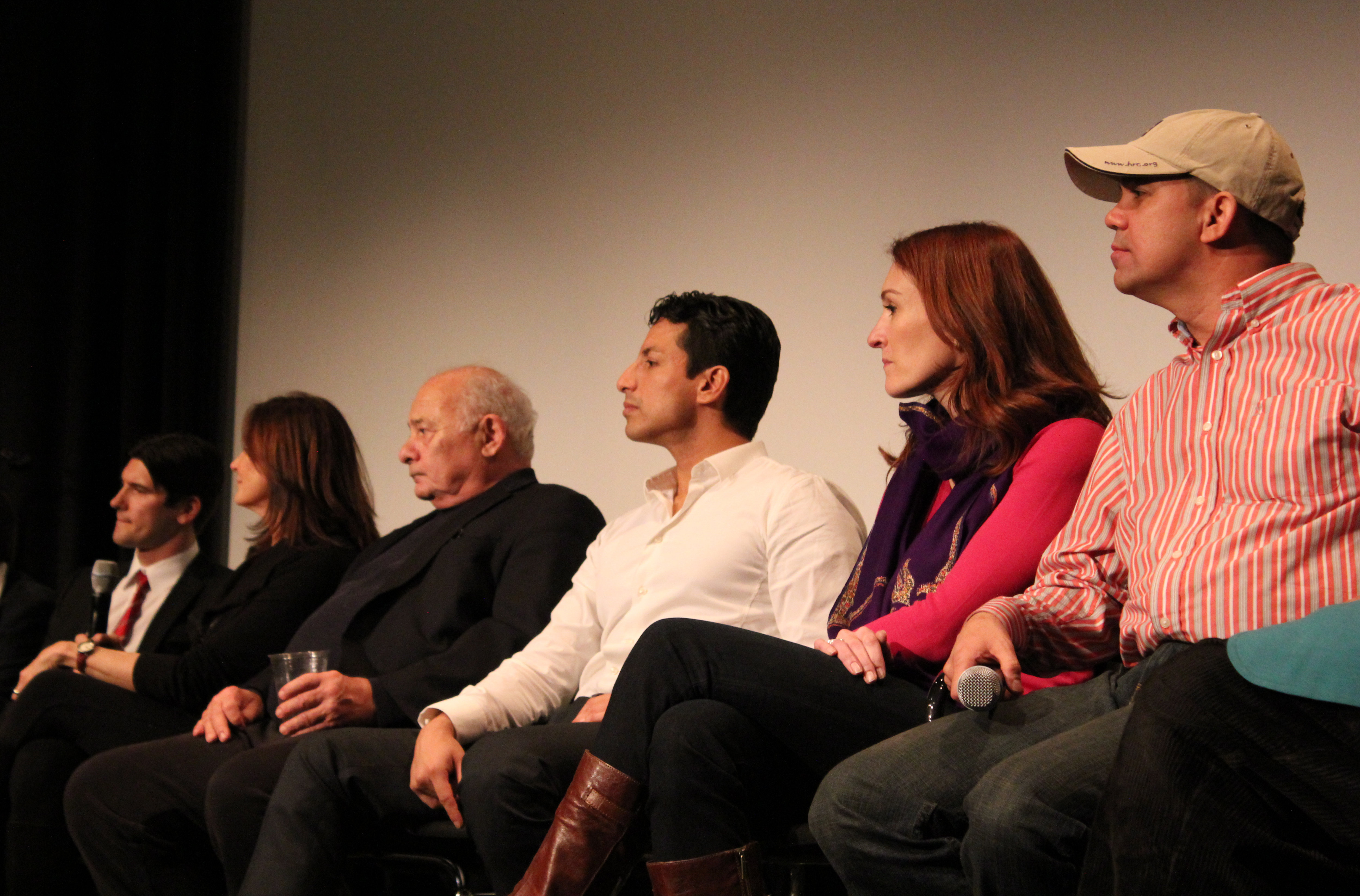 Q&A with Cast and Director of Tom in America at the NYC premiere at the Cantor Film Center.