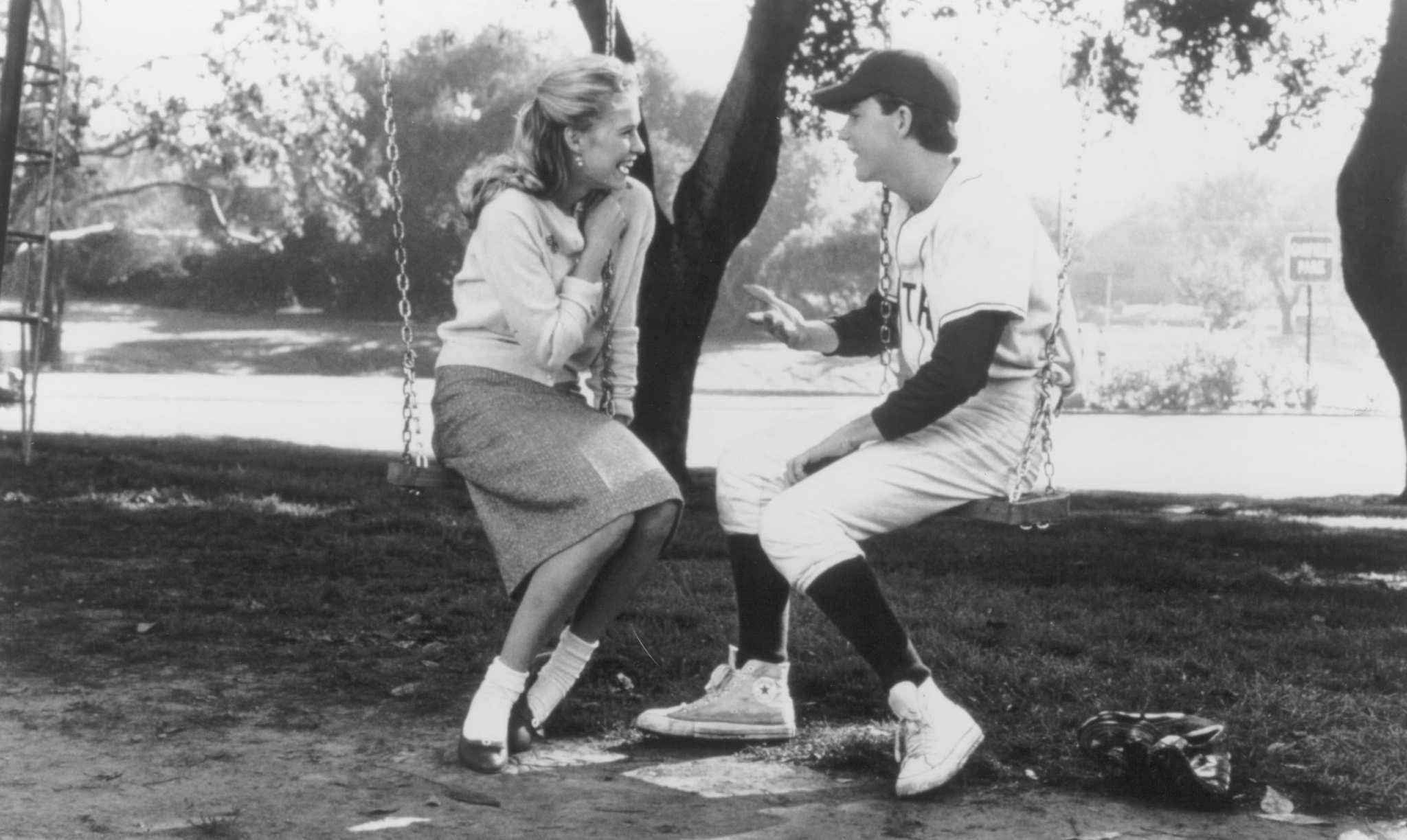 Still of Josie Bissett and Chris Young in Book of Love (1990)