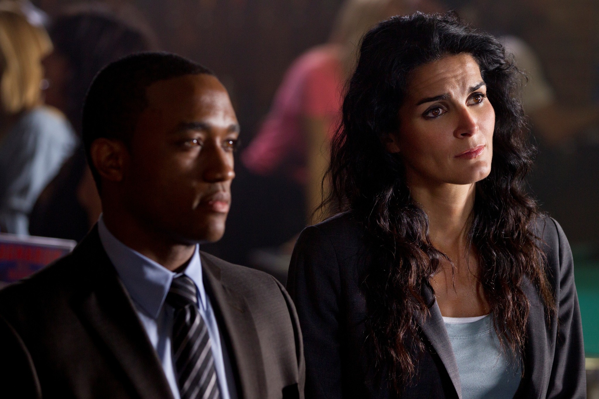 Still of Angie Harmon and Lee Thompson Young in Rizzoli & Isles (2010)