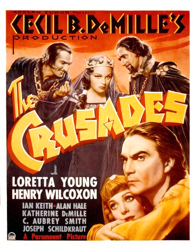 Ian Keith, Henry Wilcoxon and Loretta Young in The Crusades (1935)
