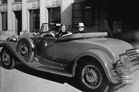 Loretta Young in her c. 1930 Packard Roadster *M.W* / MPTV