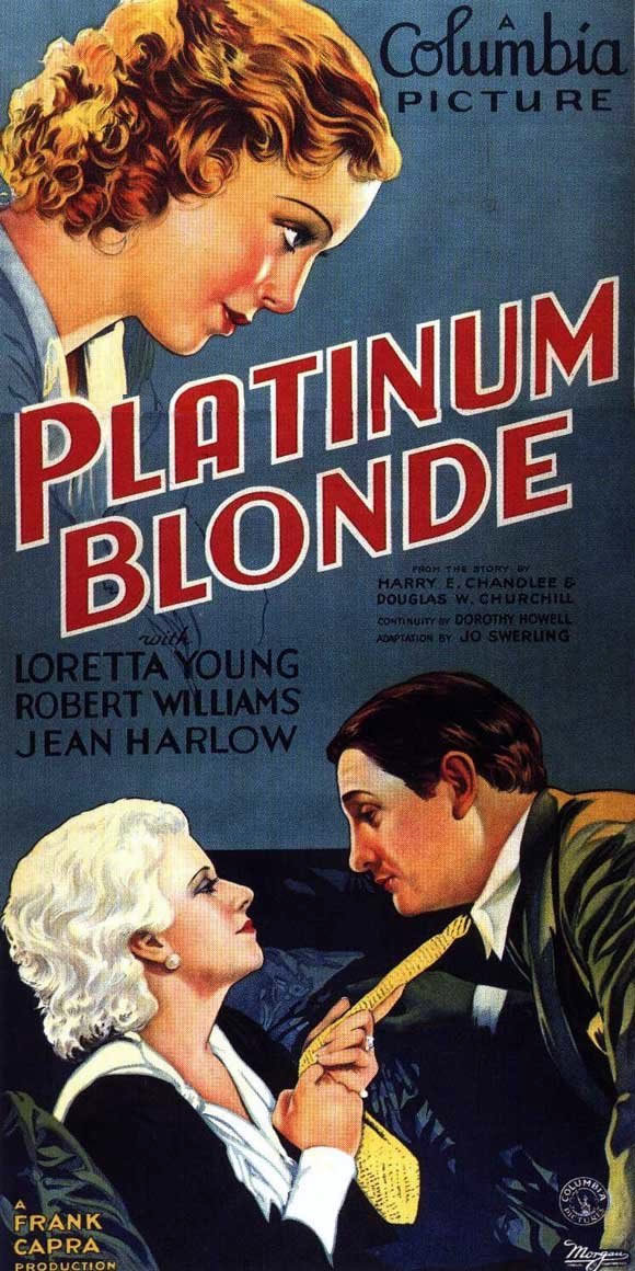 Jean Harlow, Robert Williams and Loretta Young in Platinum Blonde (1931)