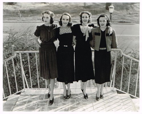 Sally Blane, Georgiana Young, Loretta Young and Polly Ann Young