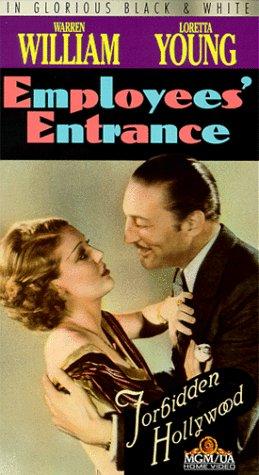 Warren William and Loretta Young in Employees' Entrance (1933)