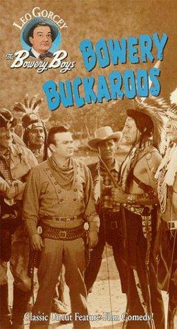 Iron Eyes Cody, David Gorcey, Leo Gorcey, Huntz Hall, Billy Wilkerson and Chief Yowlachie in Bowery Buckaroos (1947)