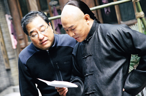 Jet Li and Ronny Yu in Huo yuanjia (2006)