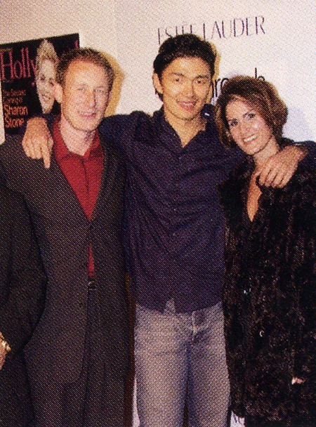 JB and fellow actor Rick Yune at the Hollywood Life's Magazine's third annual 'Breakthrough Of The Year Awards', February, 2004.
