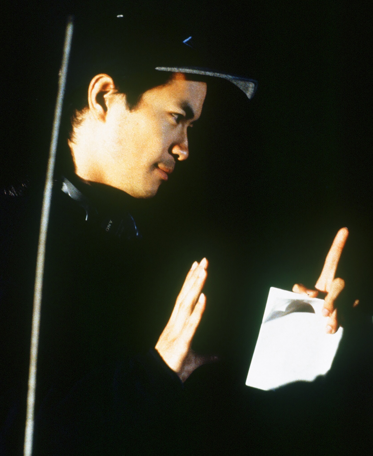 Director Stanley Yung on the set of SHADOW DANCER