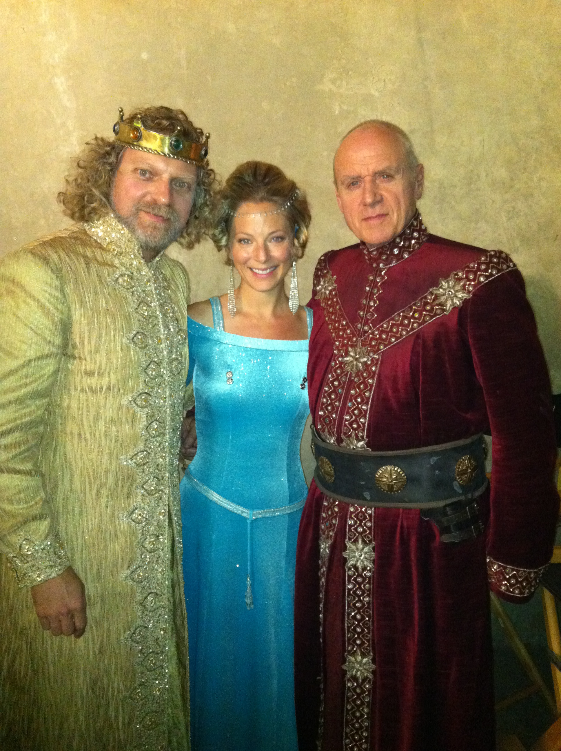 Alex as King Midas from Once Upon a Time with Anastasia Griffith, & Alan Dale