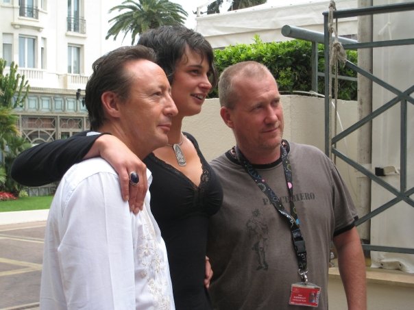 Julian Lennon and Director Kim Kindersley, with Julia Butterfly Hill, the woman who lived in a tree, at the Cannes Film Festival in 2007. Hammad Zaidi's company represents Julian Lennon's film, 