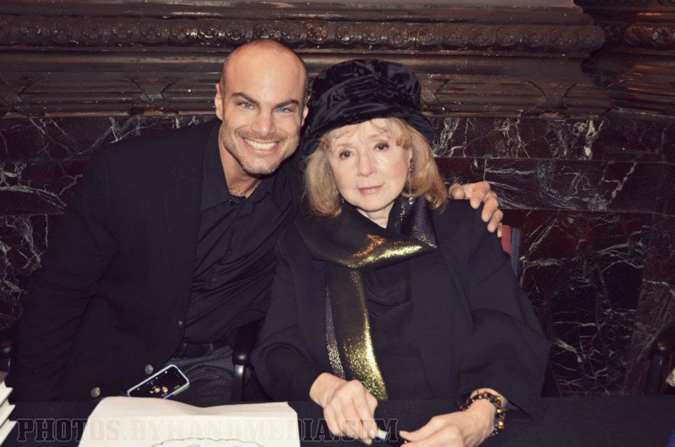 Joe Zaso with legendary actress Piper Laurie