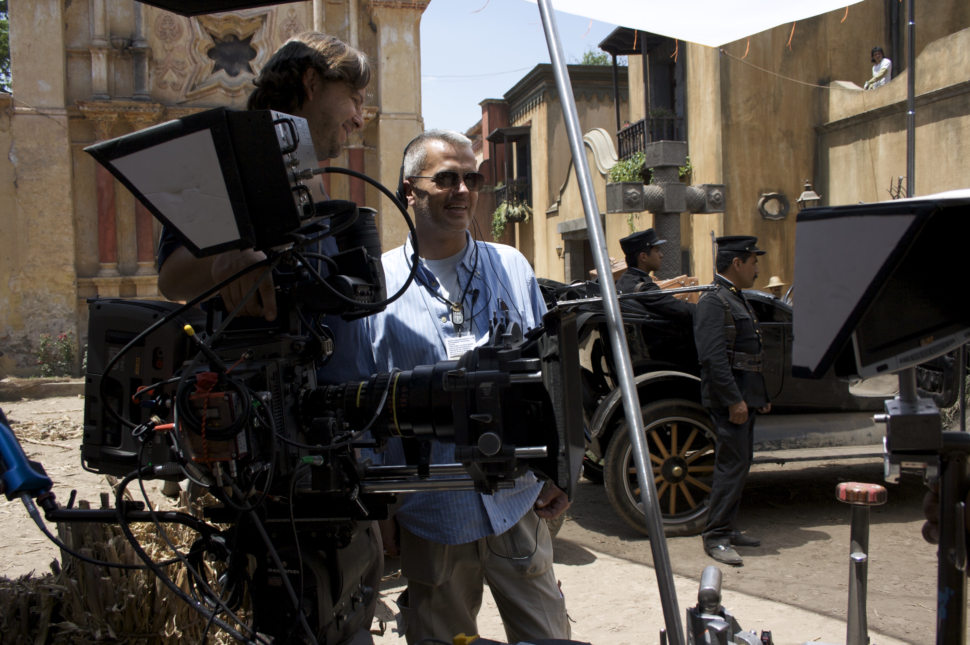Mexican cinematographer Esteban de Llaca, and Antonio Zavala Kugler, director of the movie 