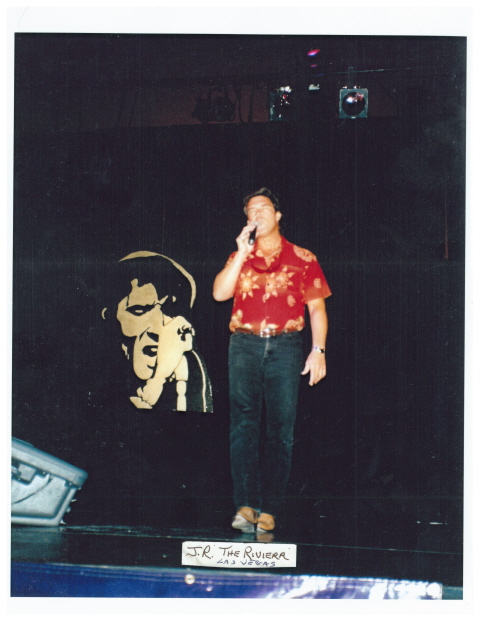...performing a tribute to 'E' at the Riviera Hotel & Casino, Las Vegas, NV