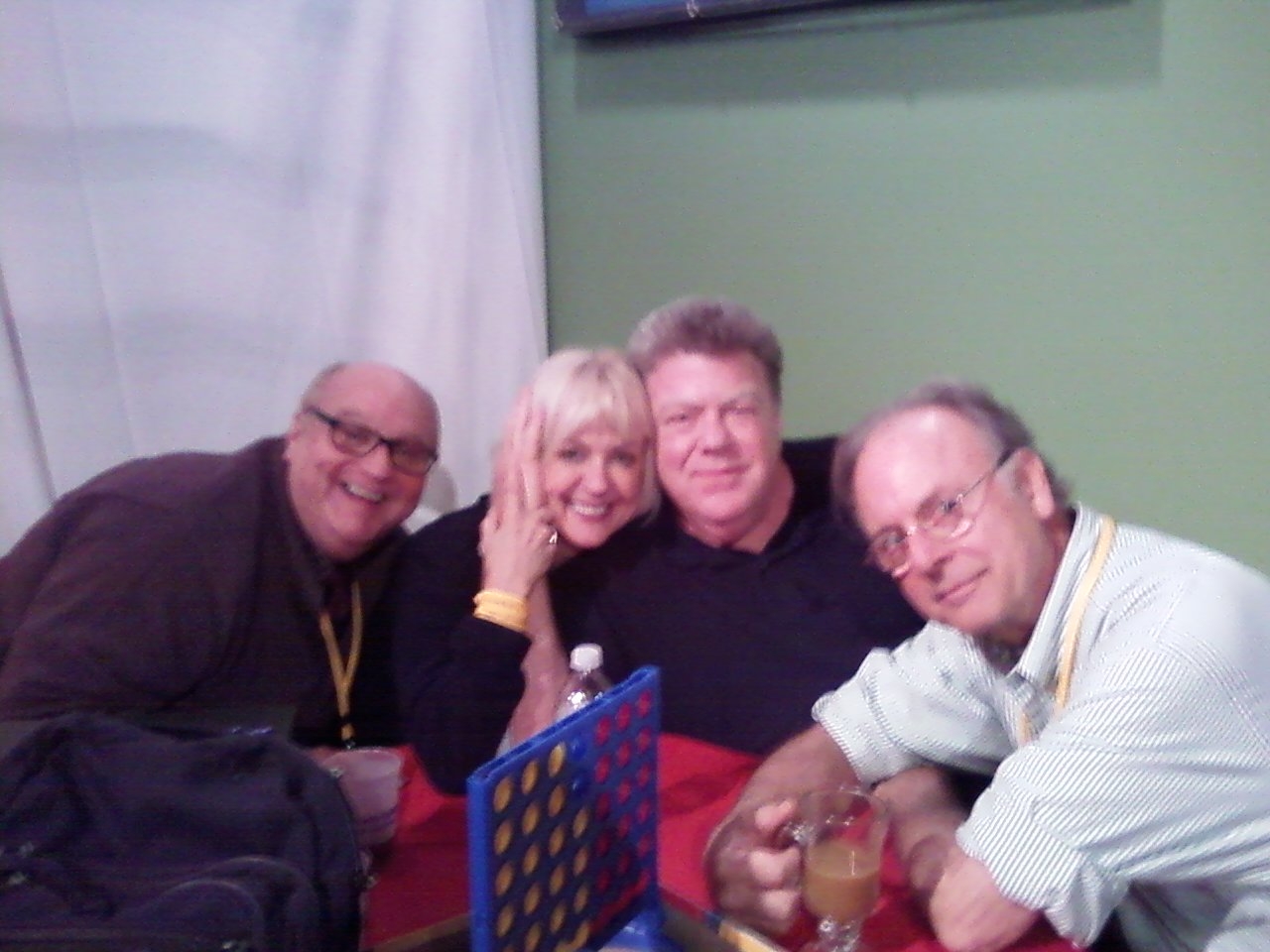 Paul Zegler, Deborah Harmon, George Wendt and Bruce Jarkow