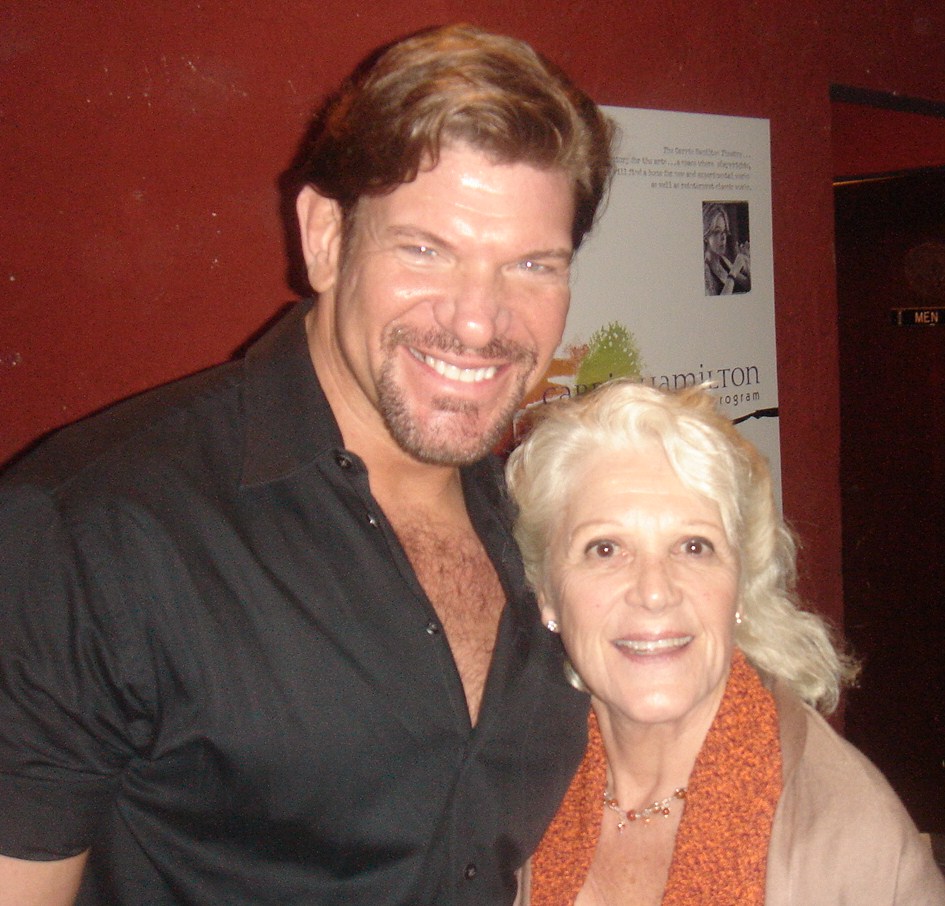 With Linda Lavin at 