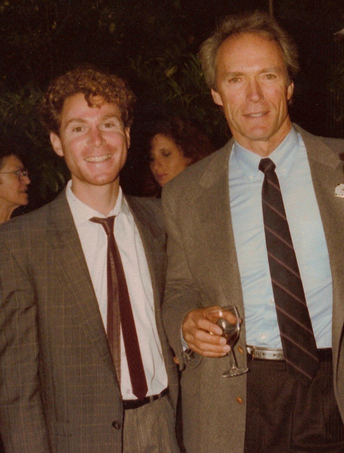 Michael Zelniker, (Bird) with director Clint Eastwood in Paris after the Cannes Film Festival.