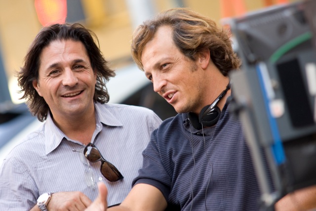 Director Gabriele Muccino and Tonino Zera