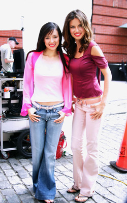 Ziyi Zhang and Adriana Lima